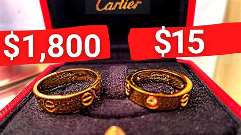 cartier ring amazon dupe|cartier love ring dupe price.